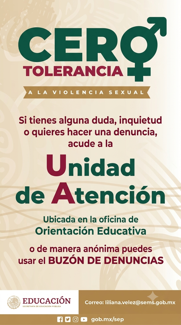 Programa Cero Tolerancia a la Violencia Sexual en las Escuelas de Educación Media Superior